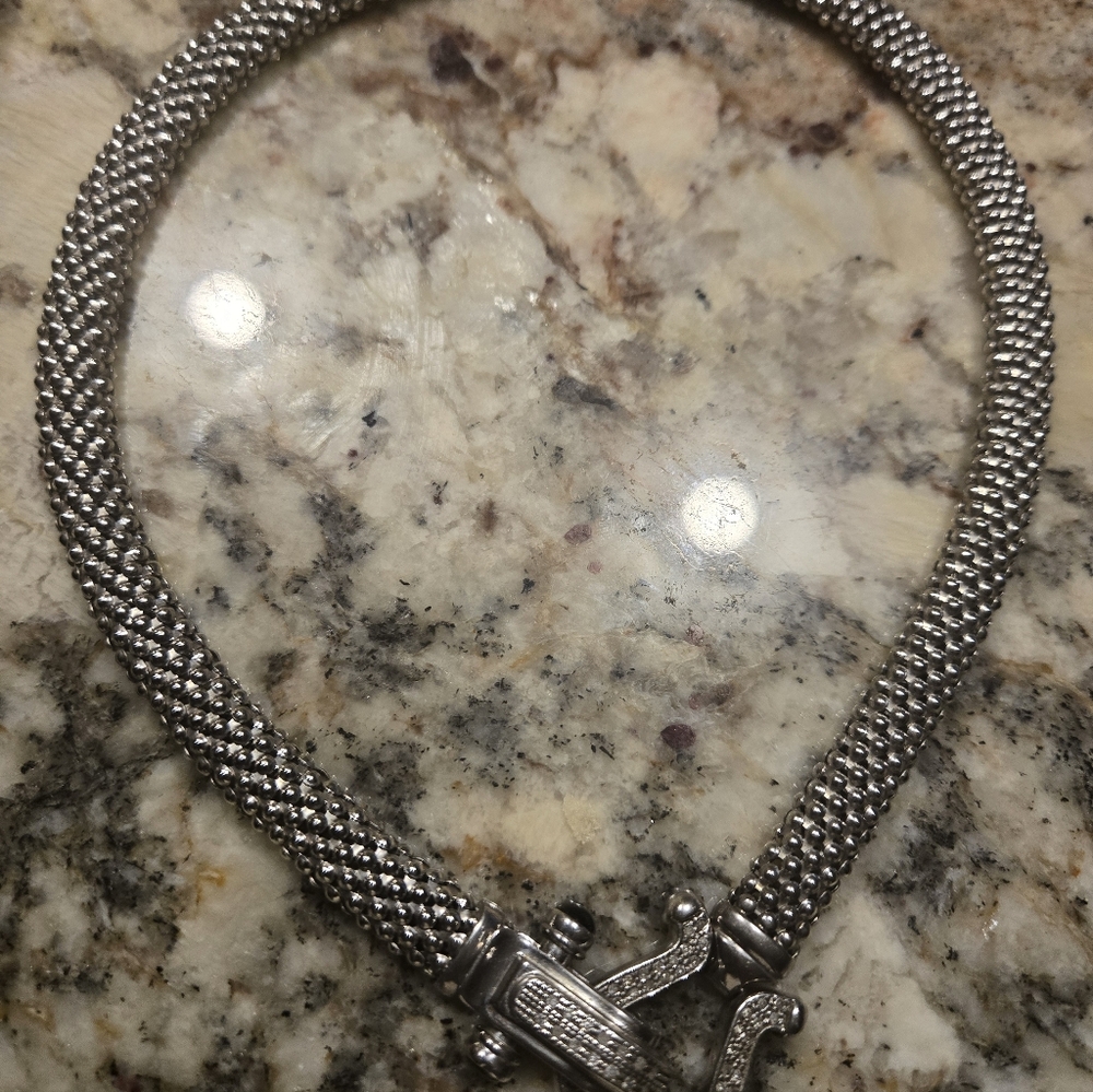 Macys Elegant Silver Women's Necklace